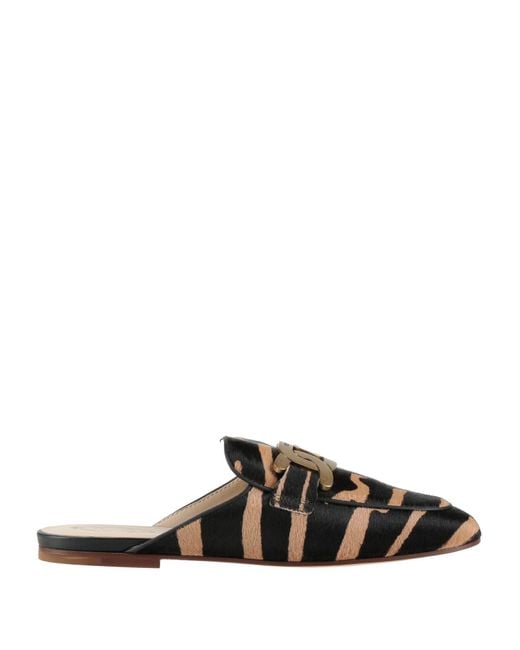 Tod's Black Mules & Clogs