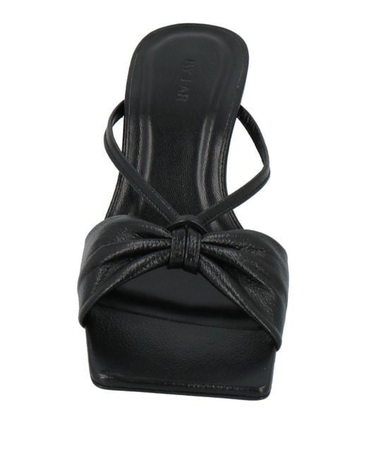 By Far Black Sandals