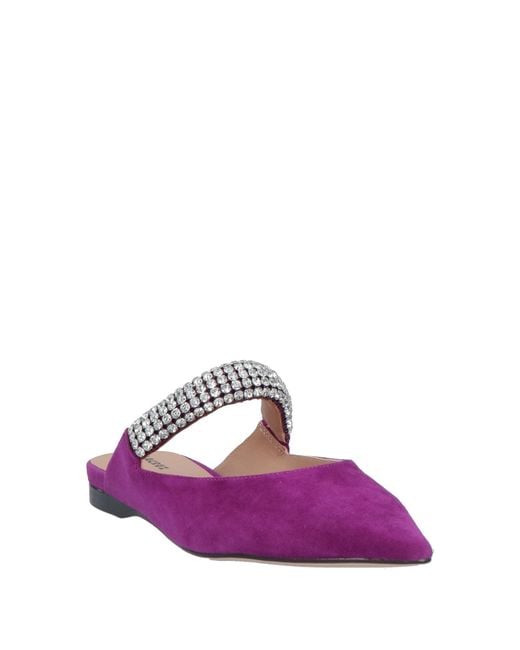 Lola Cruz Purple Mules & Clogs