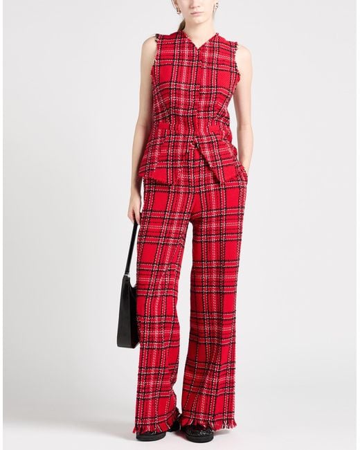 MSGM Red Trouser