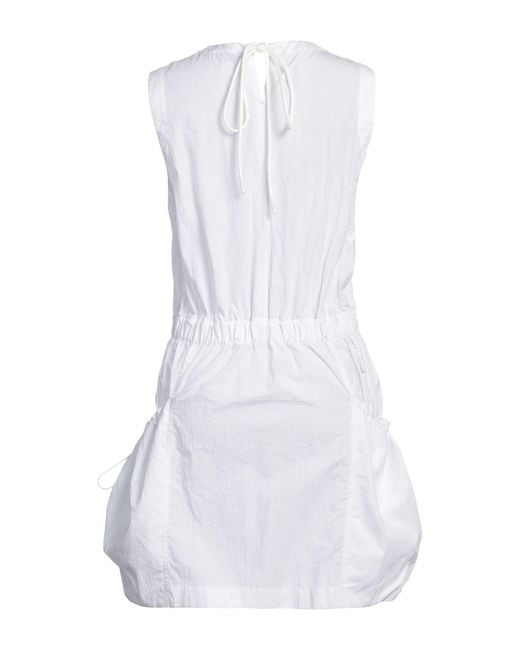 Moncler White Mini Dress