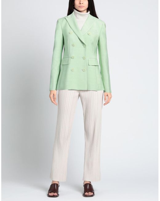 Seafarer Green Blazer Viscose