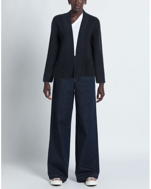 Aragona Blue Midnight Cardigan Cotton