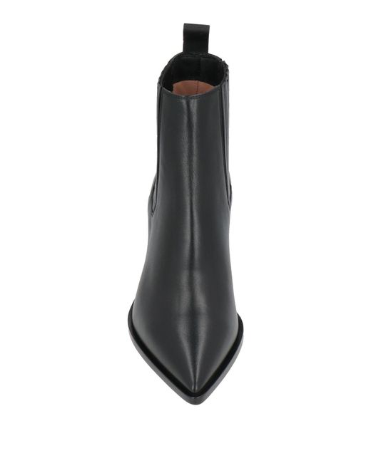 Santoni Black Ankle Boots