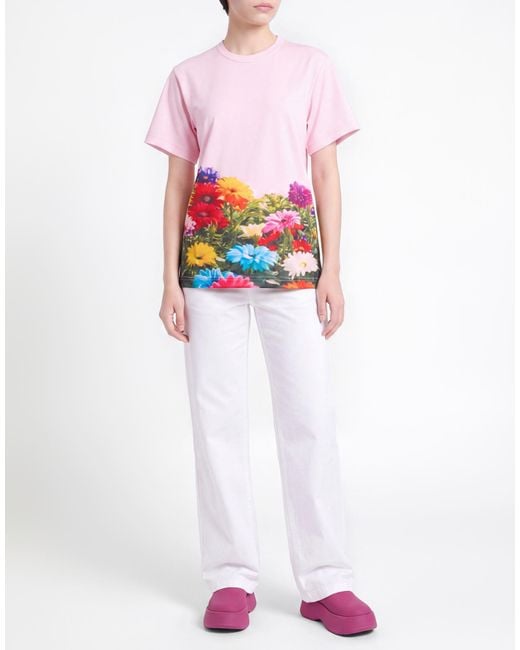Comme des Garçons Pink T-Shirt Polyester