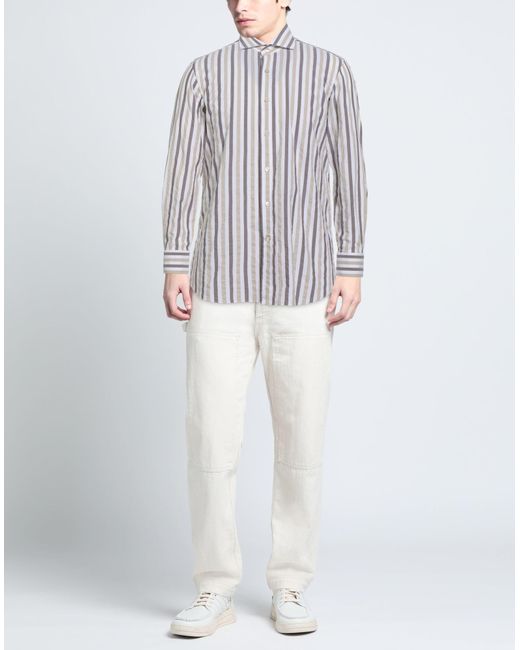 Alessandro Gherardi White Shirt Cotton for men