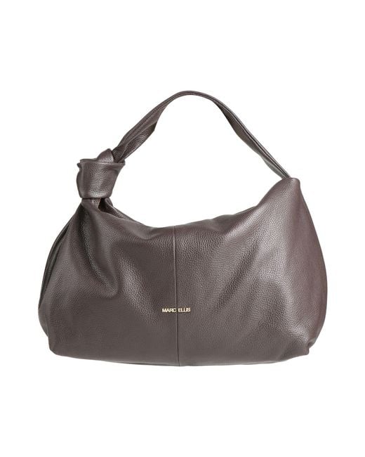 Marc Ellis Gray Dark Handbag Leather