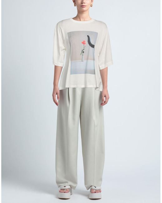 T-shirt High en coloris White