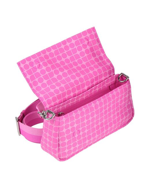 Kate Spade Pink Fuchsia Handbag Textile Fibers