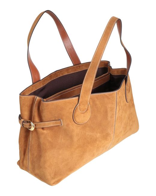 Staud Brown Handbag Leather