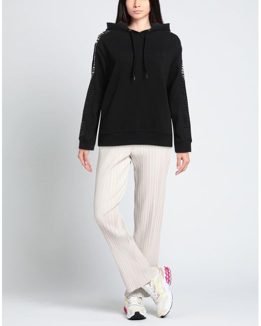 Moschino Black Sweatshirt Cotton, Elastane