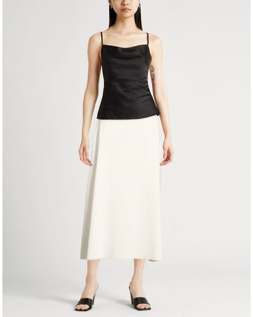 Gentry Portofino White Midi Skirt