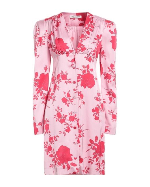 Philosophy Di Lorenzo Serafini Pink Mini Dress Viscose