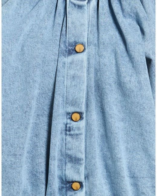 Alysi Blue Denim Outerwear