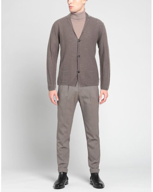 Berna Brown Cardigan for men