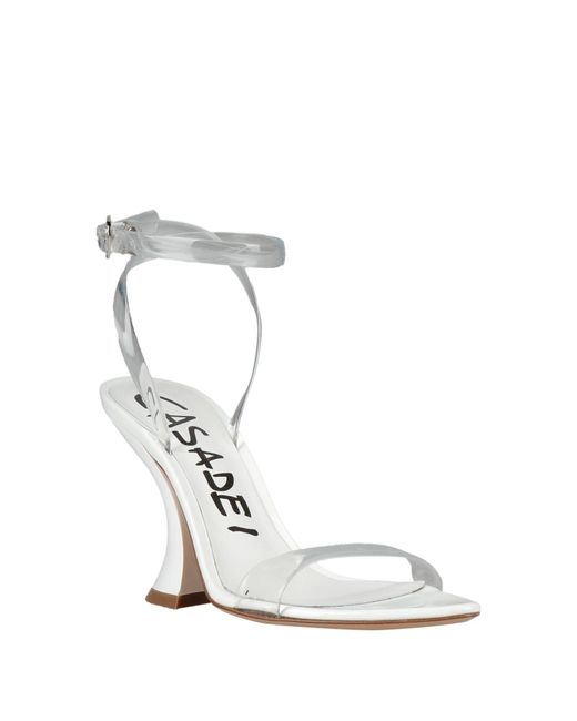 Casadei White Sandals