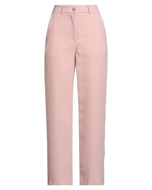 SKILLS & GENES Pink Blush Pants Polyester