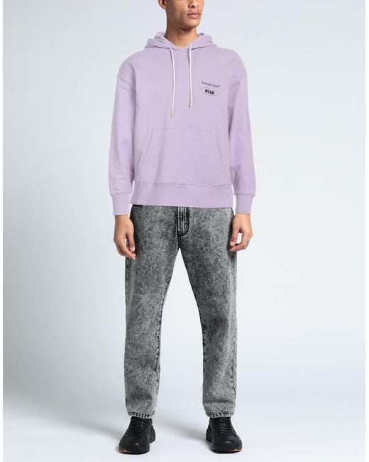 MSGM Purple Sweatshirt for men