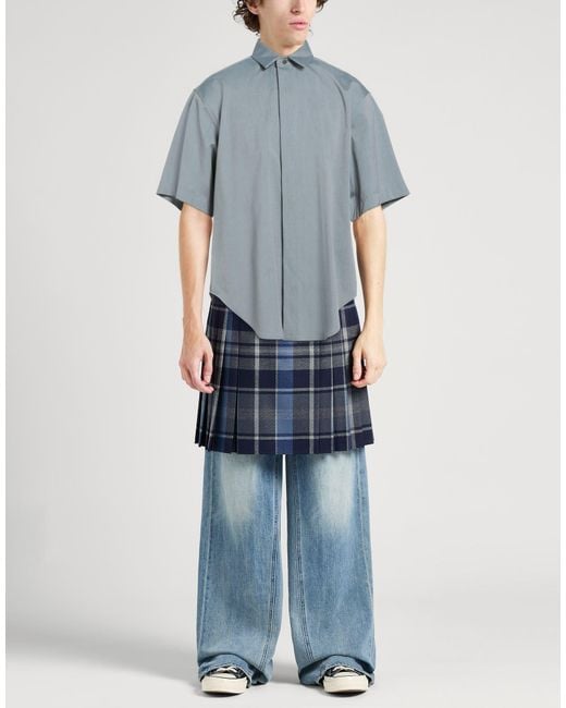 Fear Of God Blue Light Shirt Cotton, Virgin Wool, Elastane for men