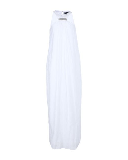 Vestido largo Fabiana Filippi de color White
