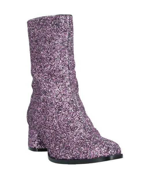 Lerre Purple Ankle Boots