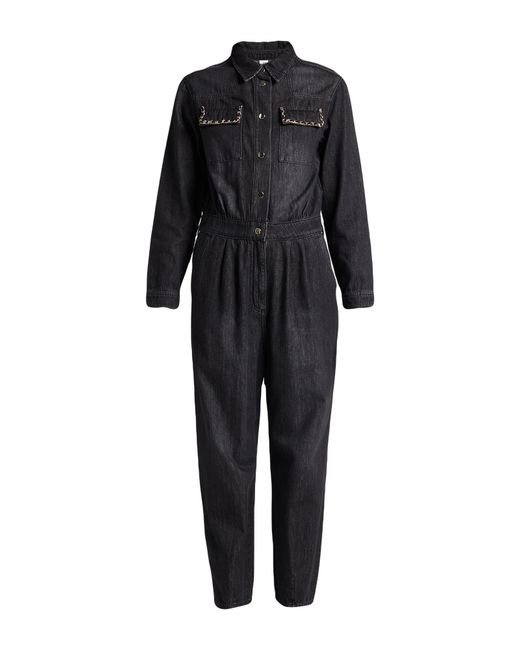 Liu Jo Black Jumpsuit Cotton