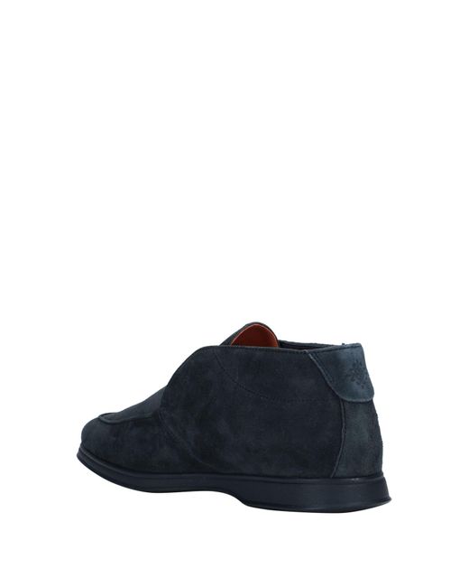 Andrea Ventura Firenze Blue Ankle Boots for men