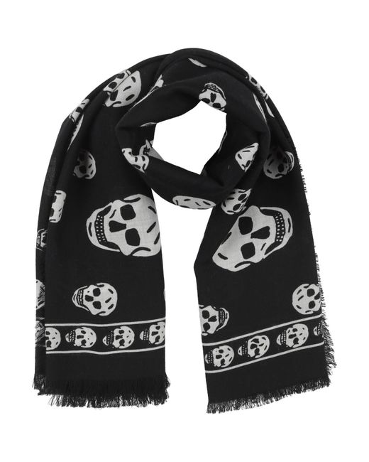 McQueen Black Scarf
