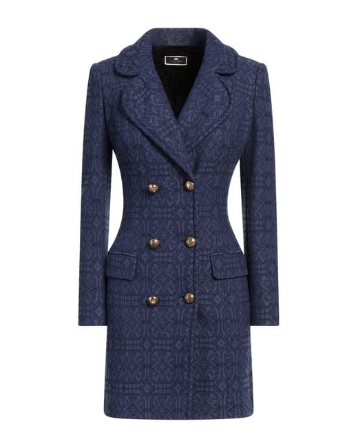Vestito Corto di Elisabetta Franchi in Blue