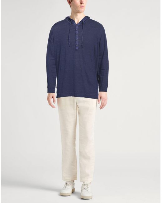 Pullover di 120% Lino in Blue da Uomo