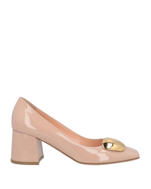 Rupert Sanderson Pink Pumps Leather