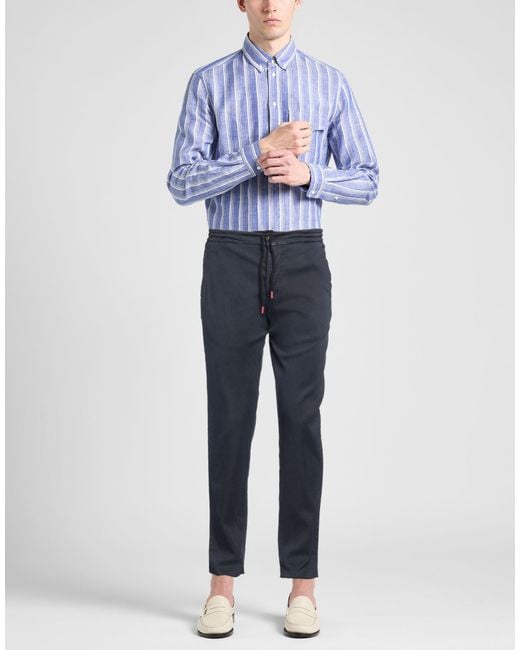 Kiton Blue Trouser for men