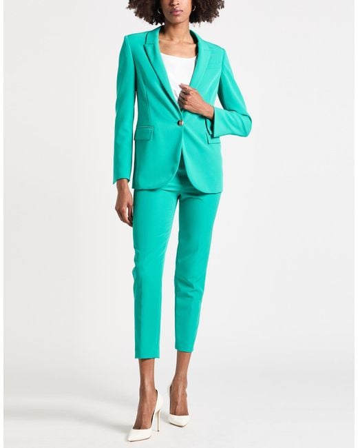 Liu Jo Green Suit Polyester, Elastane