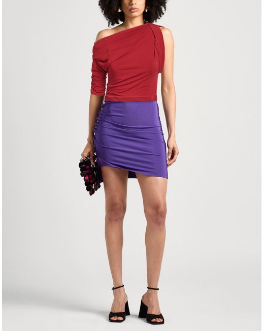 Jacquemus Red Top Viscose, Polyester, Elastane