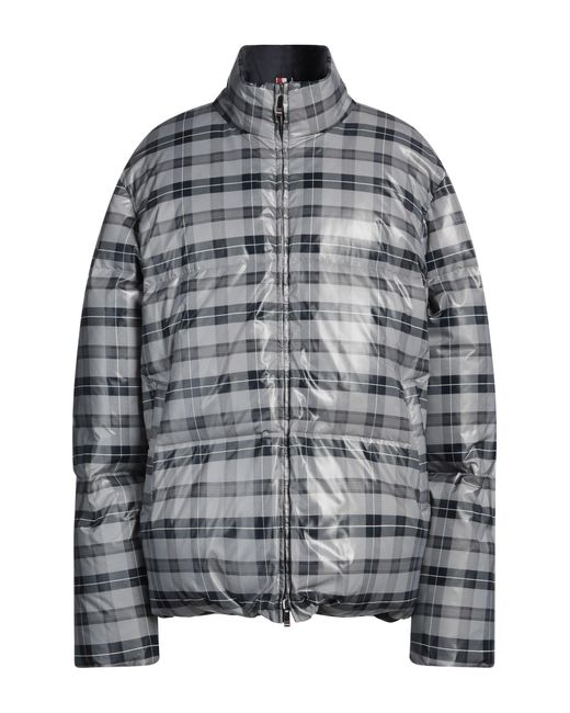 Thom Browne Gray Pufferjacke & Daunenjacke