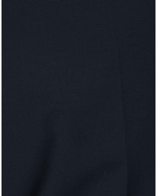 Manuel Ritz Blue Midnight Pants Polyester, Virgin Wool, Elastane for men