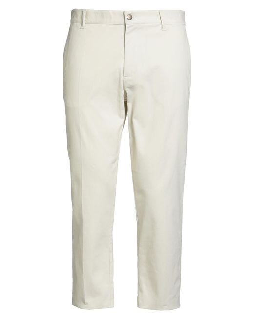 MARSĒM Natural Collection Ivory Pants Cotton, Elastane for men