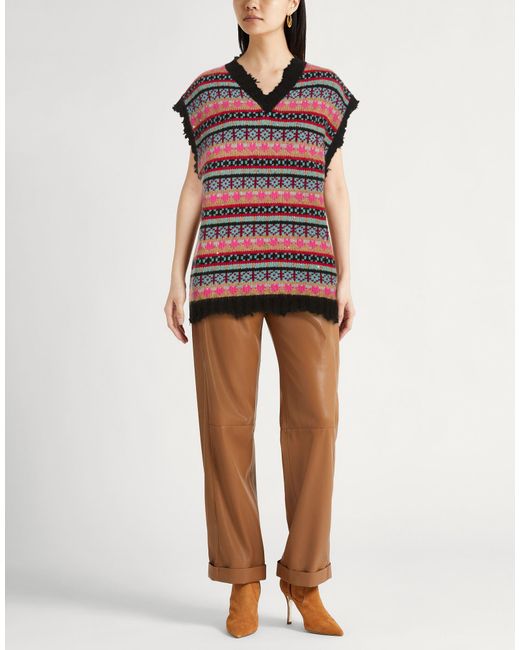 Jucca Red Sweater Virgin Wool, Polyamide, Alpaca Wool, Mohair Wool, Cotton