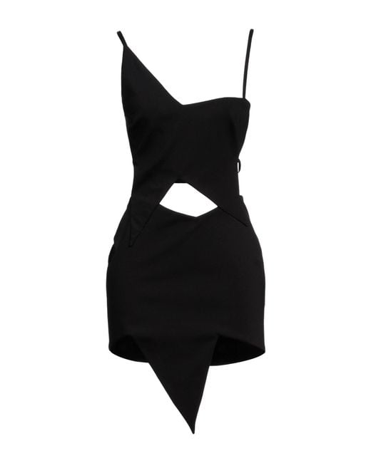 The Attico Black Mini Dress