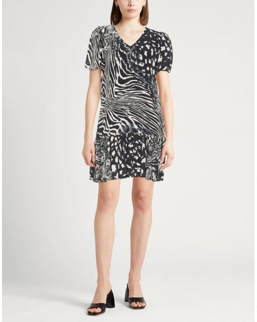 Liu Jo Black Mini Dress Viscose