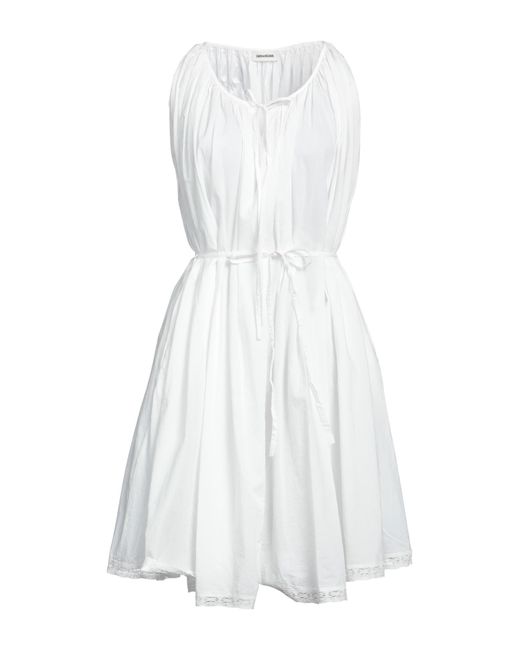 Zadig & Voltaire White Mini Dress