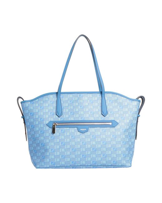 Moreau Paris Blue Handbag Leather