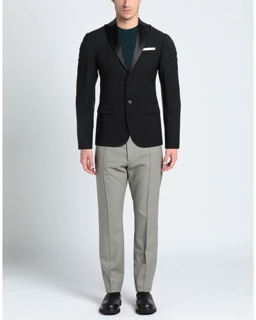 Daniele Alessandrini Black Blazer for men