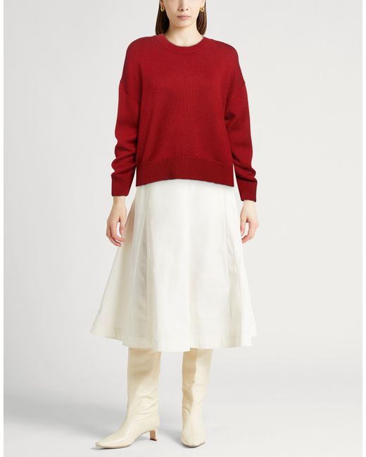Fabiana Filippi Red Brick Sweater Virgin Wool