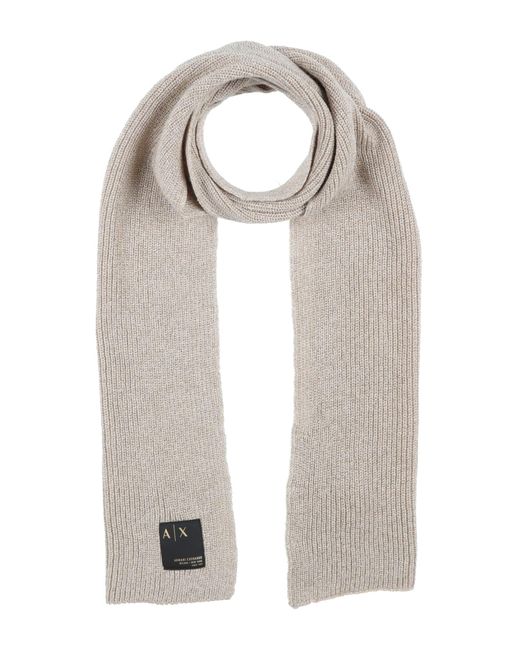 Armani Exchange Scarf in Natural Lyst UK