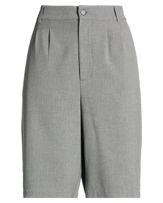 GITTA BANKO Gray Shorts & Bermuda Shorts