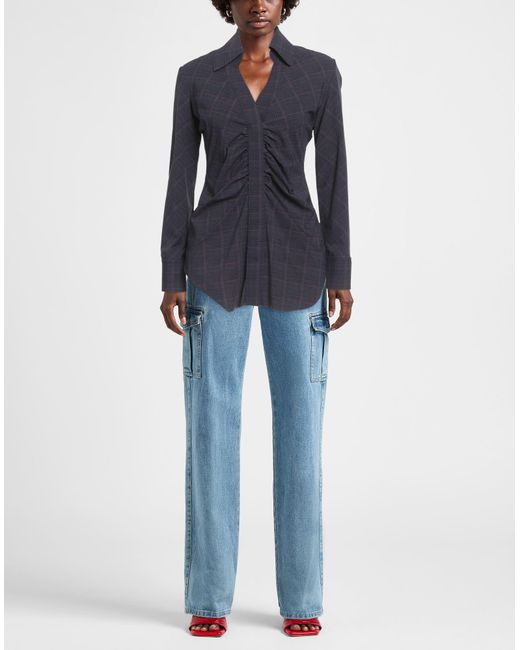 La Petite Robe Di Chiara Boni Blue Poloshirt