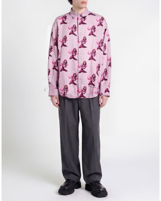 Acne Pink Shirt Linen for men