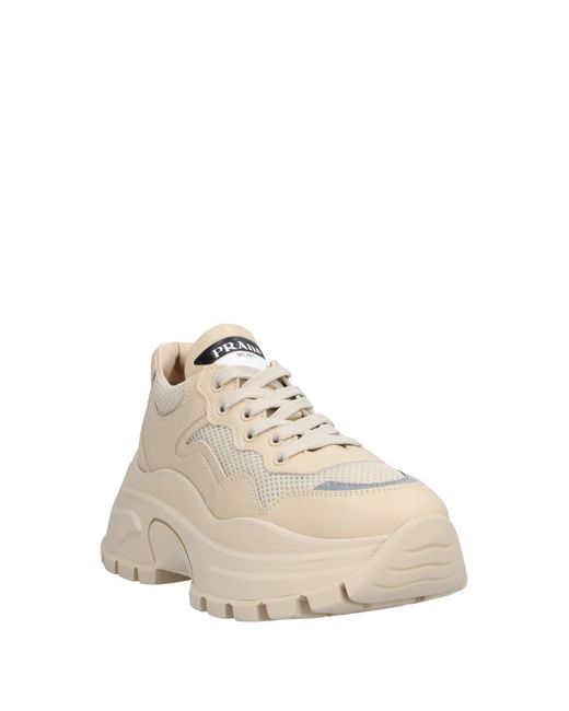 khaki prada trainers