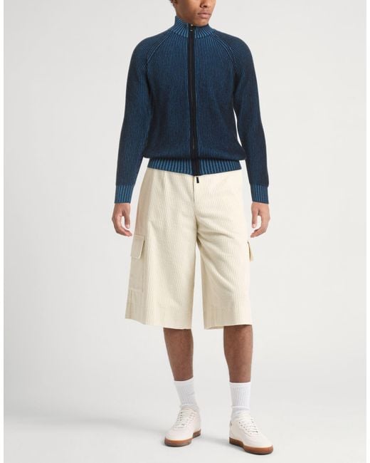 Moorer Blue Cardigan for men